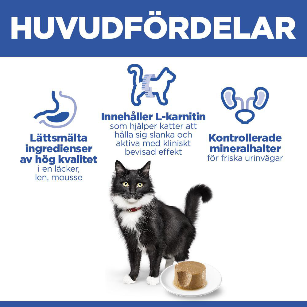 Hill's Mature Adult Sterilised Cat våtfoder katt med kyckling (mousse, burk)