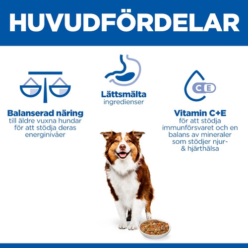 Hill's Mature Adult våtfoder katt med kyckling & grönsaker (gryta, burk)