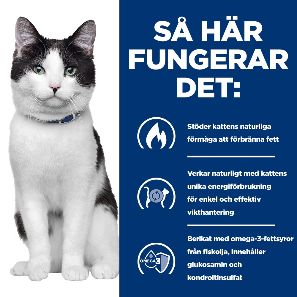 Hill's Prescription Diet J/D Weight Metabolic + Mobility våtfoder katt med kyckling (påse)