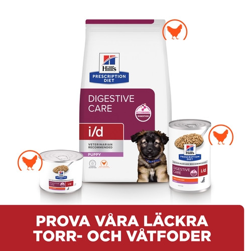Hill's Prescription Diet Puppy I/D Digestive Care våtfoder hund med kyckling (burk)