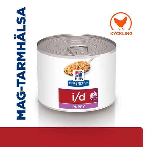 Hill's Prescription Diet Puppy I/D Digestive Care våtfoder hund med kyckling (burk)