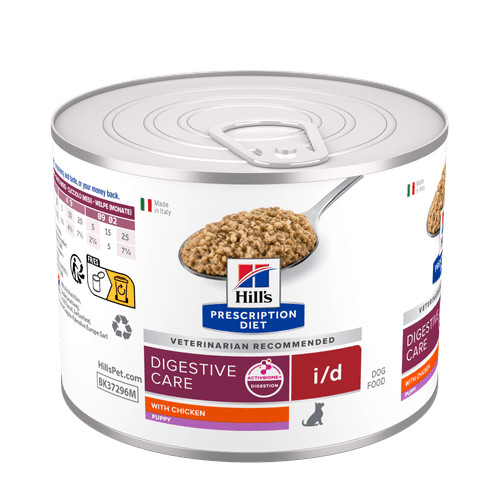 Hill's Prescription Diet Puppy I/D Digestive Care våtfoder hund med kyckling (burk)