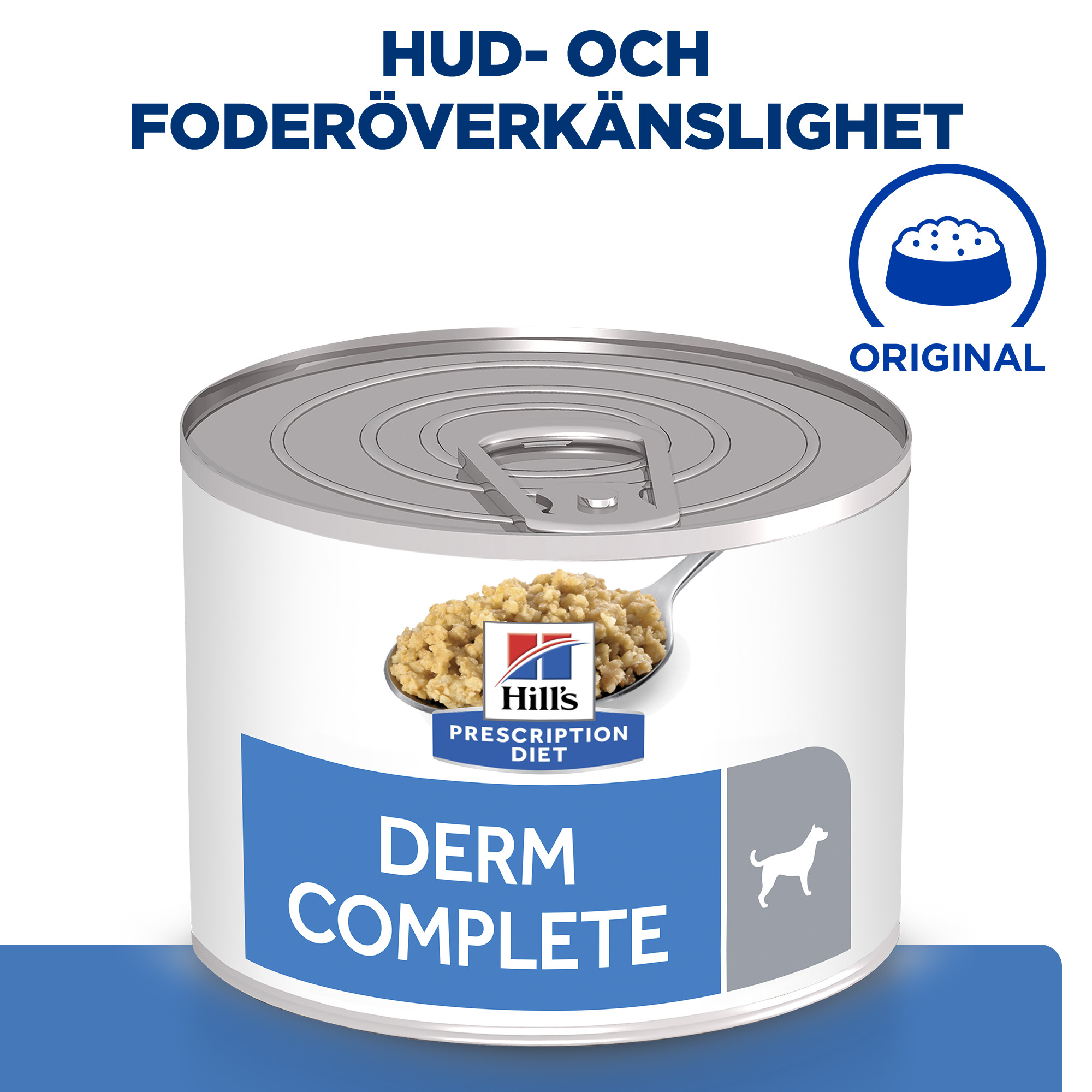 Hill's Prescription Diet Derm Complete nat hondenvoer (370 g blik)